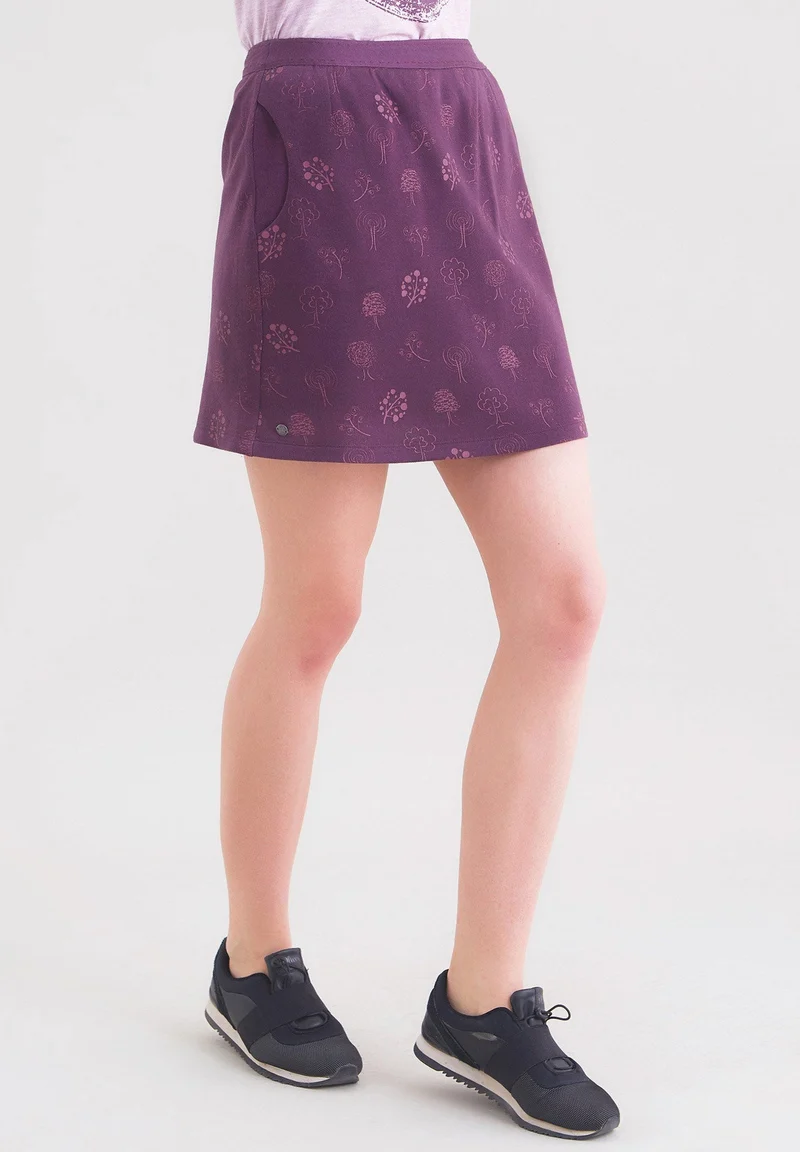 Minirock aus TENCEL™ Lyocell mit seitlichen Eingriffstaschen