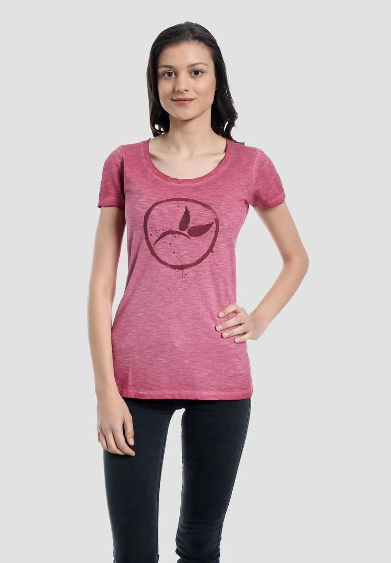 Cold Dyed T-Shirt aus Bio-Baumwolle