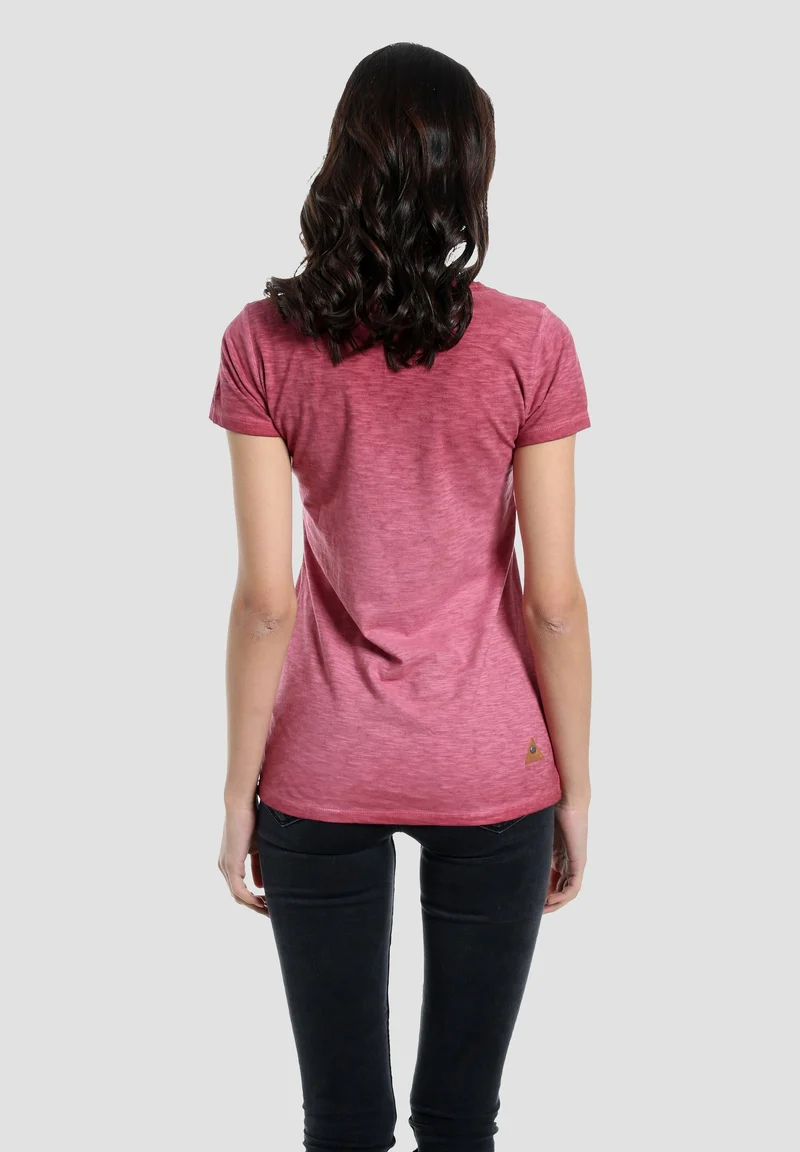 Cold Dyed T-Shirt aus Bio-Baumwolle