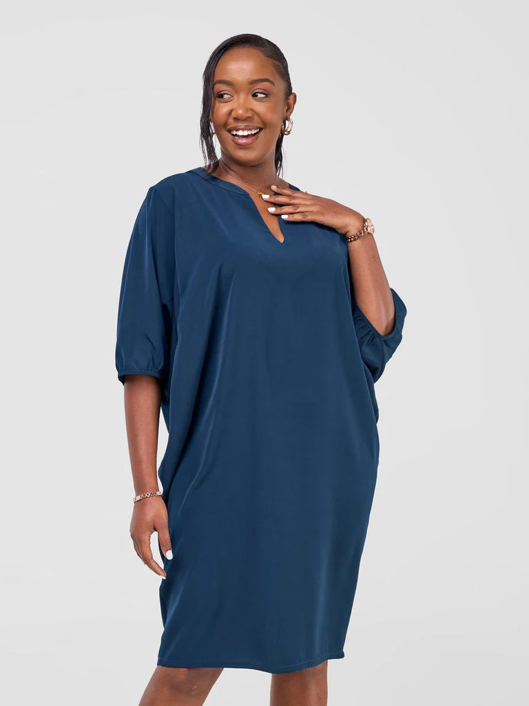 Vivo Reba Dolman Dress - Dark Teal
