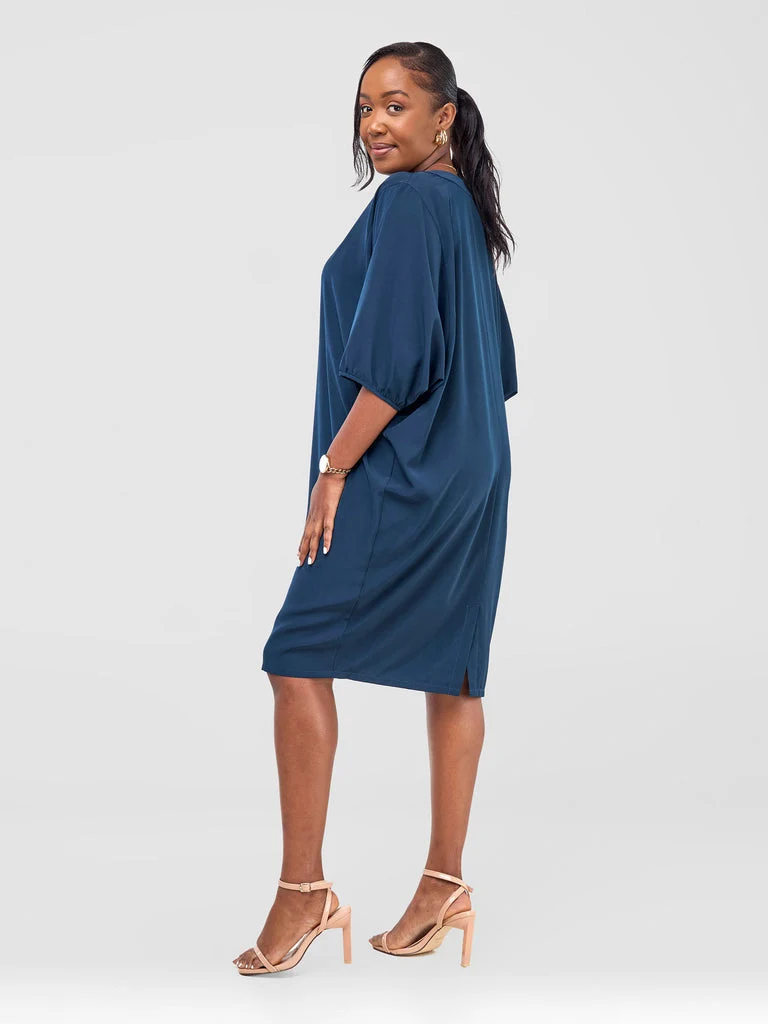 Vivo Reba Dolman Dress - Dark Teal