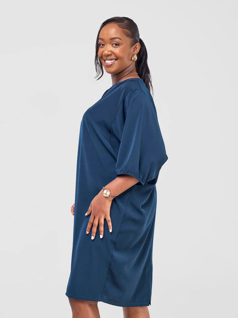 Vivo Reba Dolman Dress - Dark Teal