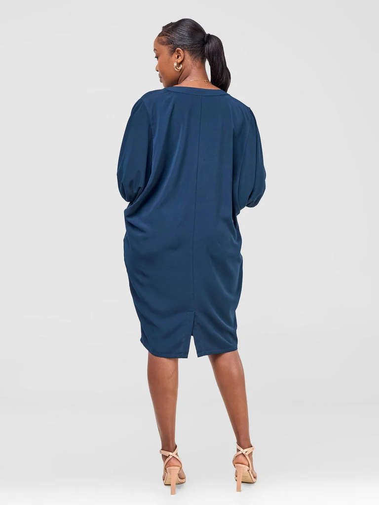 Vivo Reba Dolman Dress - Dark Teal