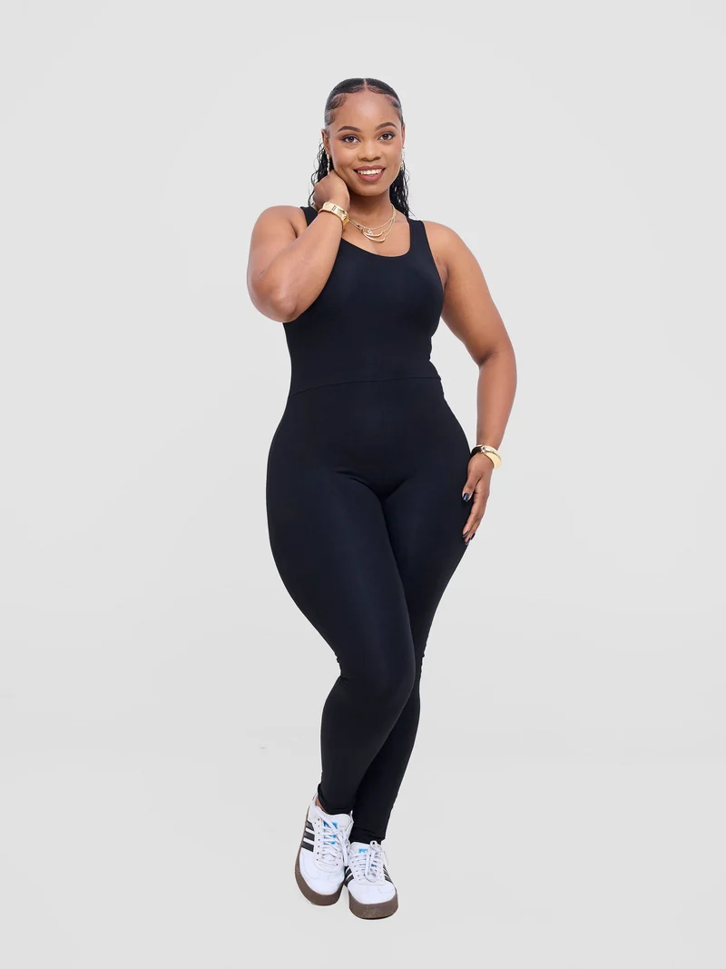 Vivo X This Is Essential Long Unitard - Black