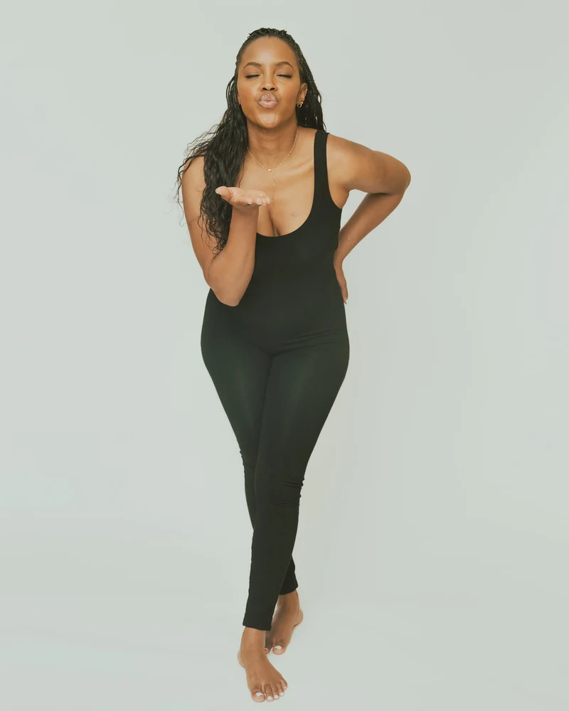 Vivo X This Is Essential Long Unitard - Black