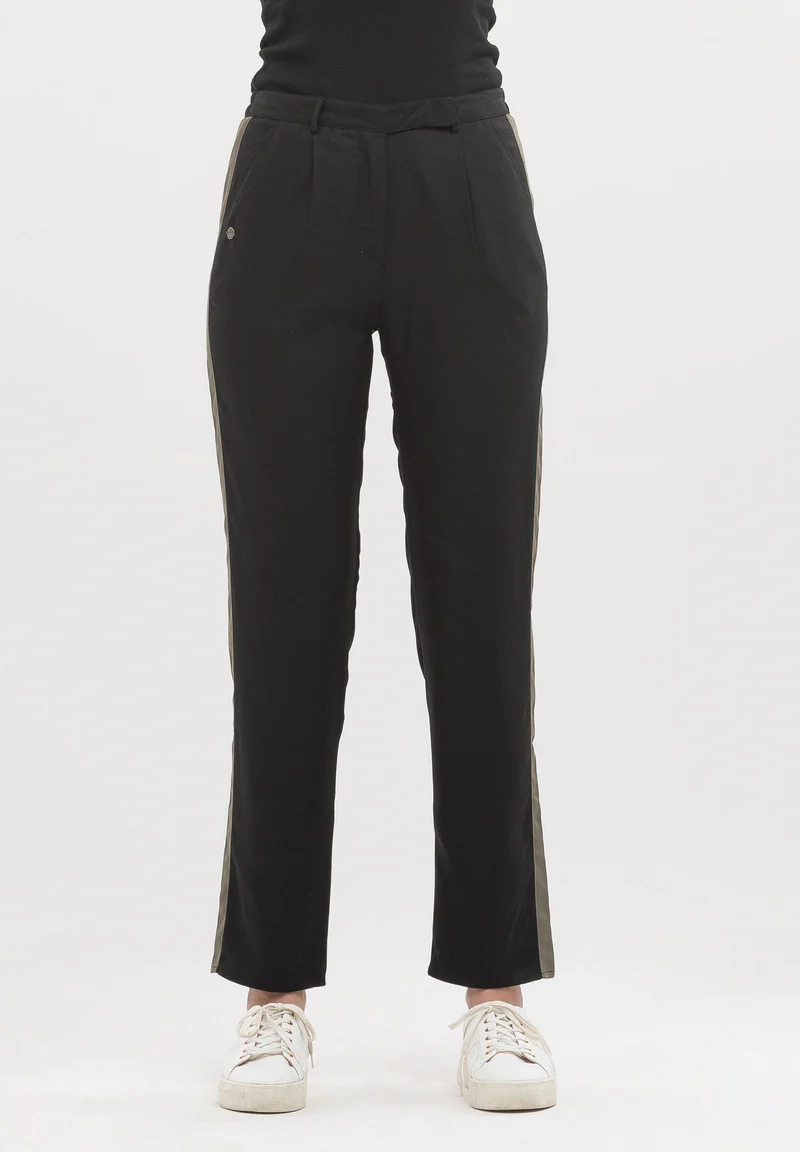 Hose aus TENCEL™ Lyocell mit seitlichen Tapestreifen