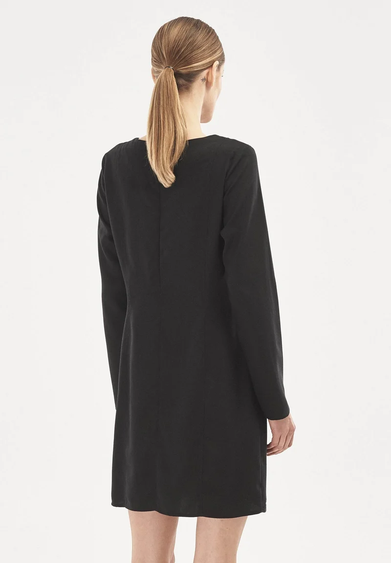 Kleid aus TENCEL™ Lyocell mit U-Boot-Ausschnitt