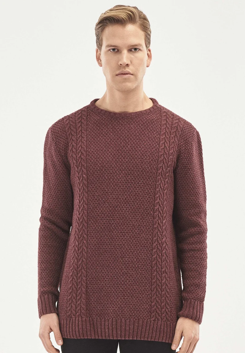 Pullover aus Bio-Merinowolle und Bio-Baumwolle