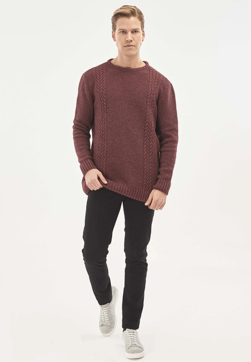 Pullover aus Bio-Merinowolle und Bio-Baumwolle