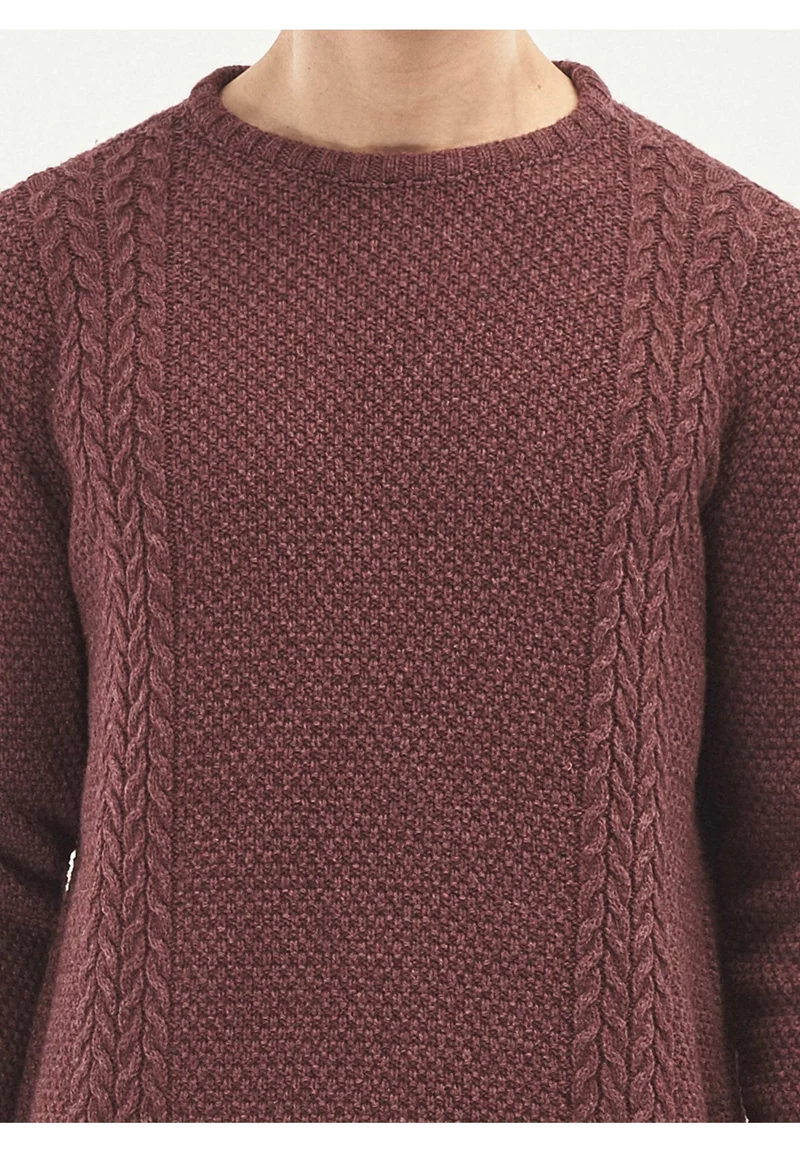 Pullover aus Bio-Merinowolle und Bio-Baumwolle