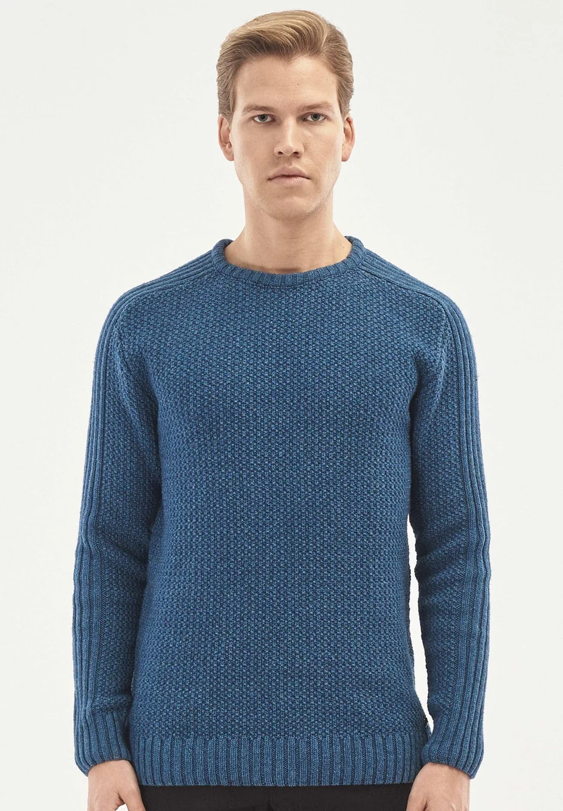 Pullover aus Bio-Merinowolle und Bio-Baumwolle