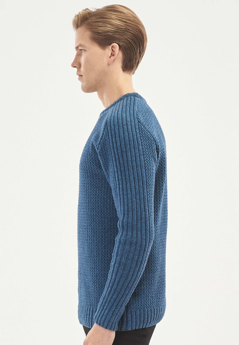 Pullover aus Bio-Merinowolle und Bio-Baumwolle