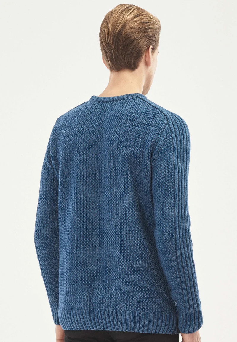 Pullover aus Bio-Merinowolle und Bio-Baumwolle