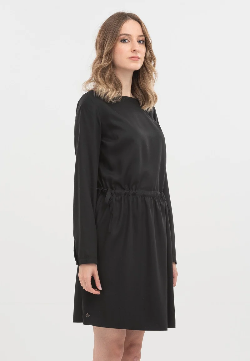 Kleid aus TENCEL™ Lyocell mit U-Boot-Ausschnitt
