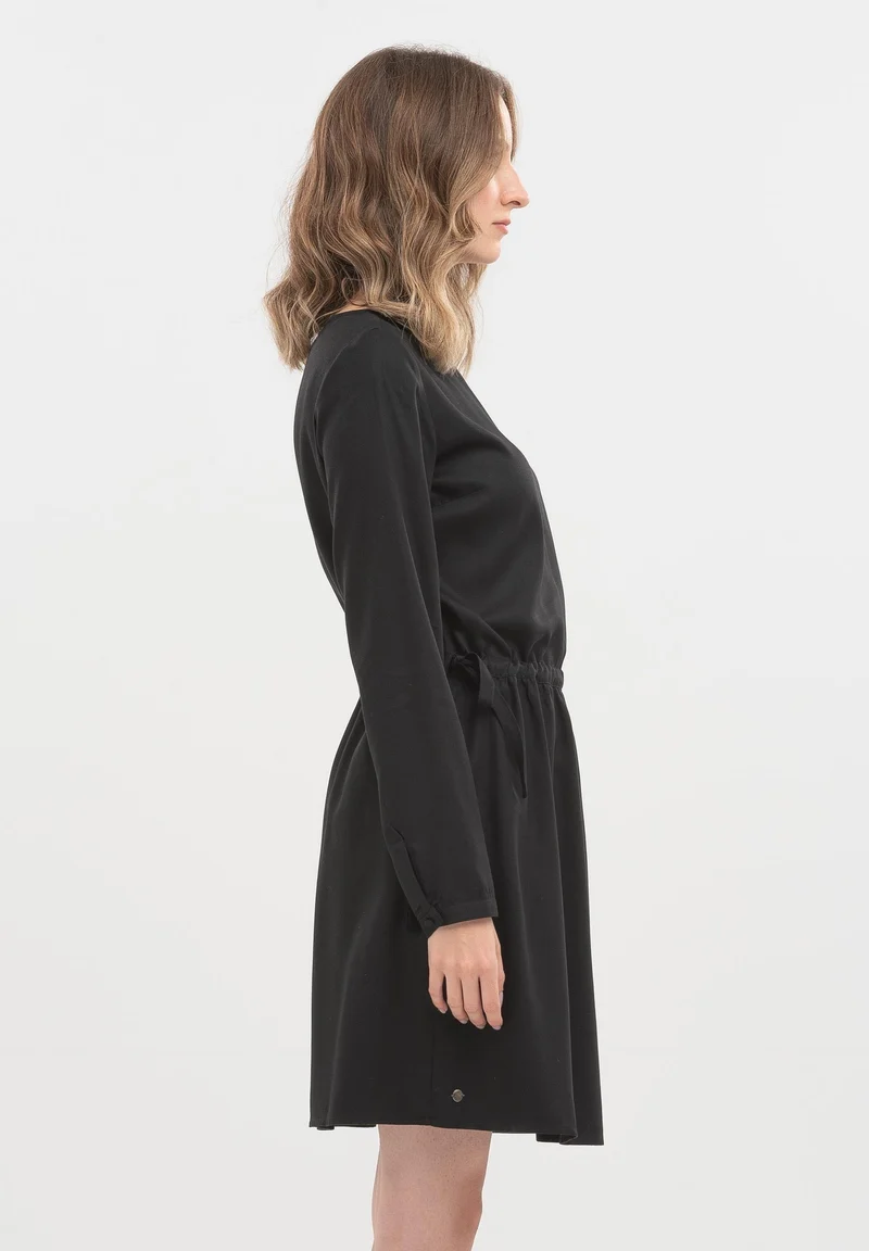 Kleid aus TENCEL™ Lyocell mit U-Boot-Ausschnitt