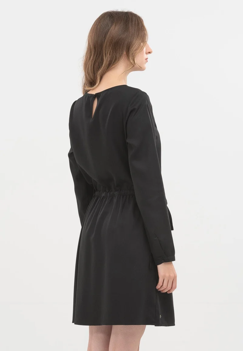 Kleid aus TENCEL™ Lyocell mit U-Boot-Ausschnitt