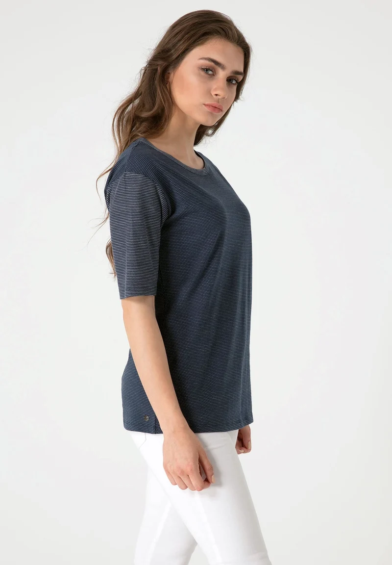 T-Shirt aus Bio-Baumwolle mit Pünktchen