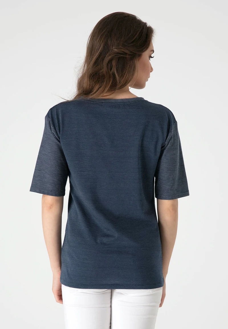 T-Shirt aus Bio-Baumwolle mit Pünktchen
