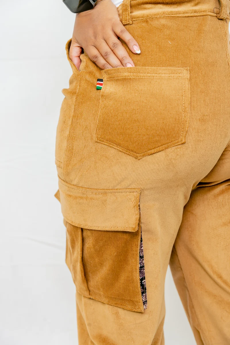 Home of Calor Dungaree Pants - Couduroy Brown