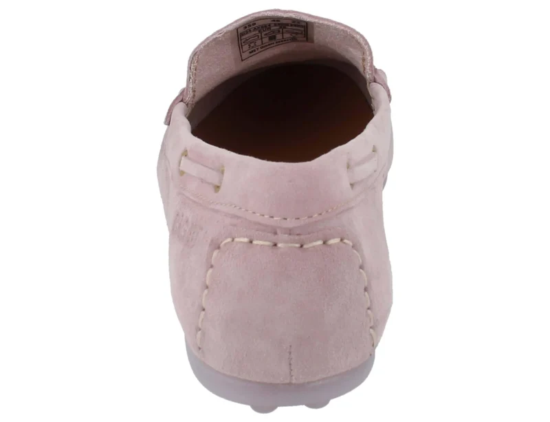Bagatt Rose Pink Suede Moccasin Shoes-Damen