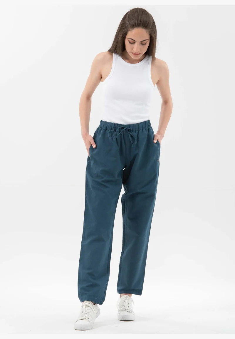 Hose aus Leinen mit Bio-Baumwolle