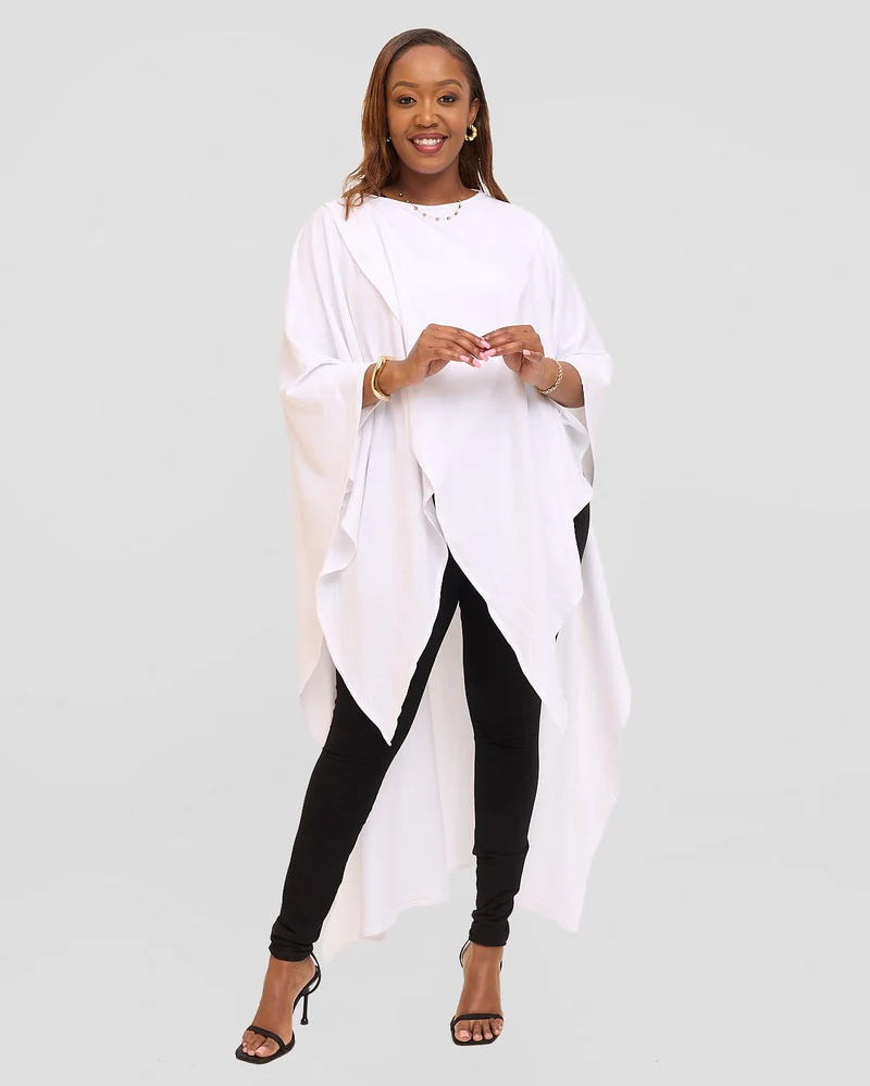 Inroses 3-in-1 Flow Drape Kimono - White