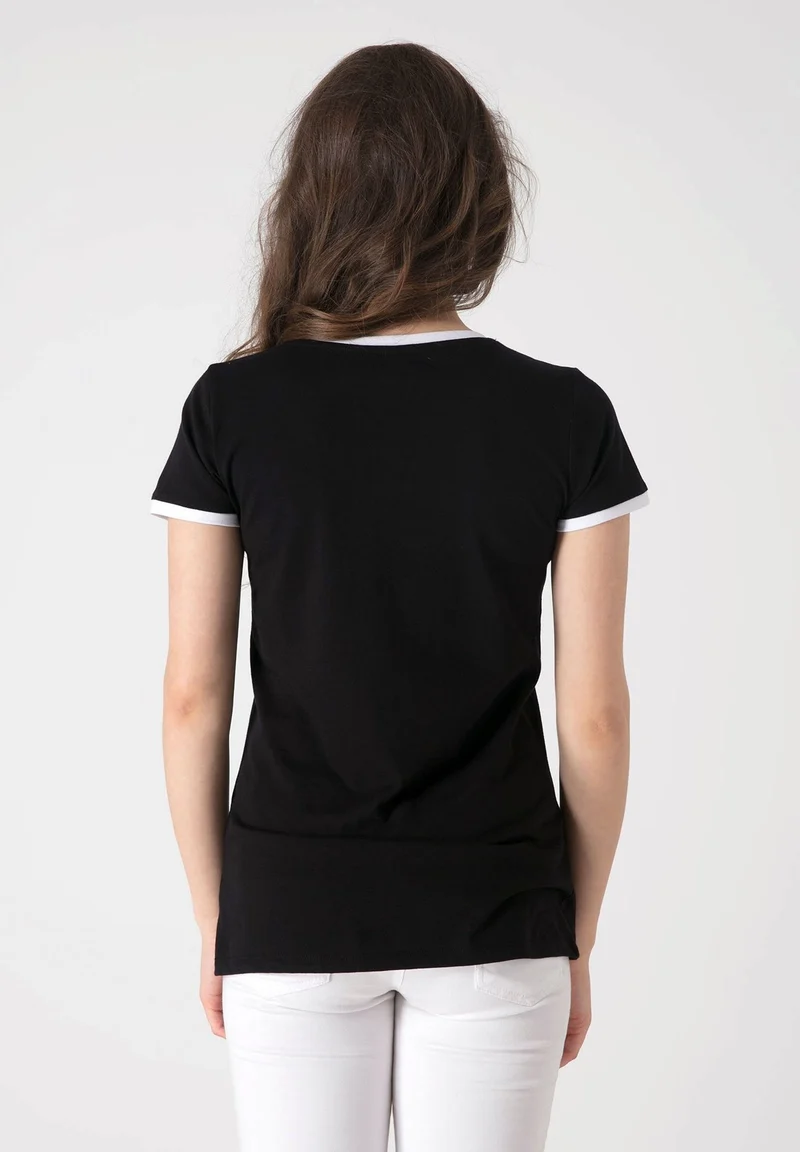 T-Shirt aus Bio-Baumwolle mit Text-Print