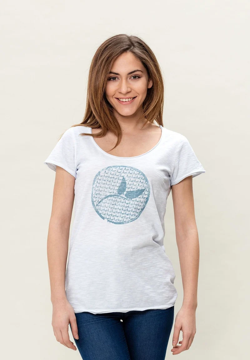 Cold Dyed T-Shirt aus Bio-Baumwolle