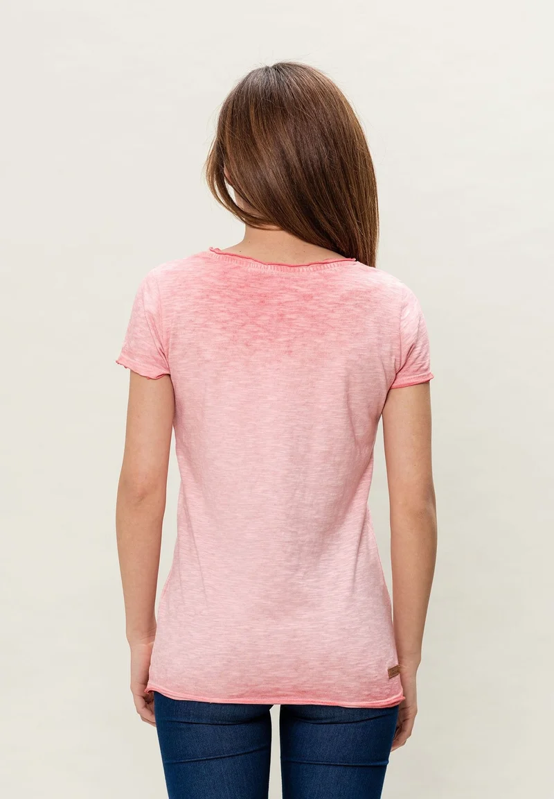 Cold Dyed T-Shirt aus Bio-Baumwolle