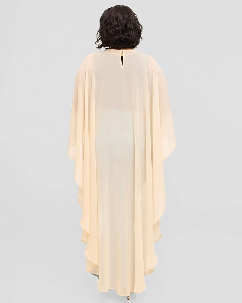 Inroses Monaco Long Kimono Top - Cream