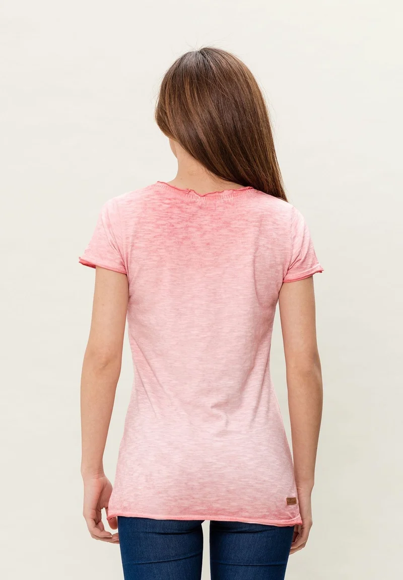Cold Dyed T-Shirt aus Bio-Baumwolle