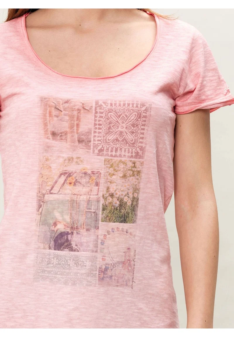 Cold Dyed T-Shirt aus Bio-Baumwolle