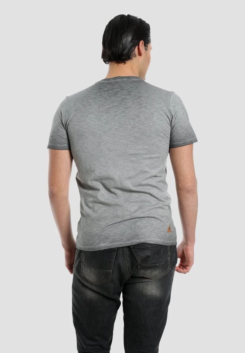 T-Shirt aus Bio-Baumwolle in Vintage-Optik