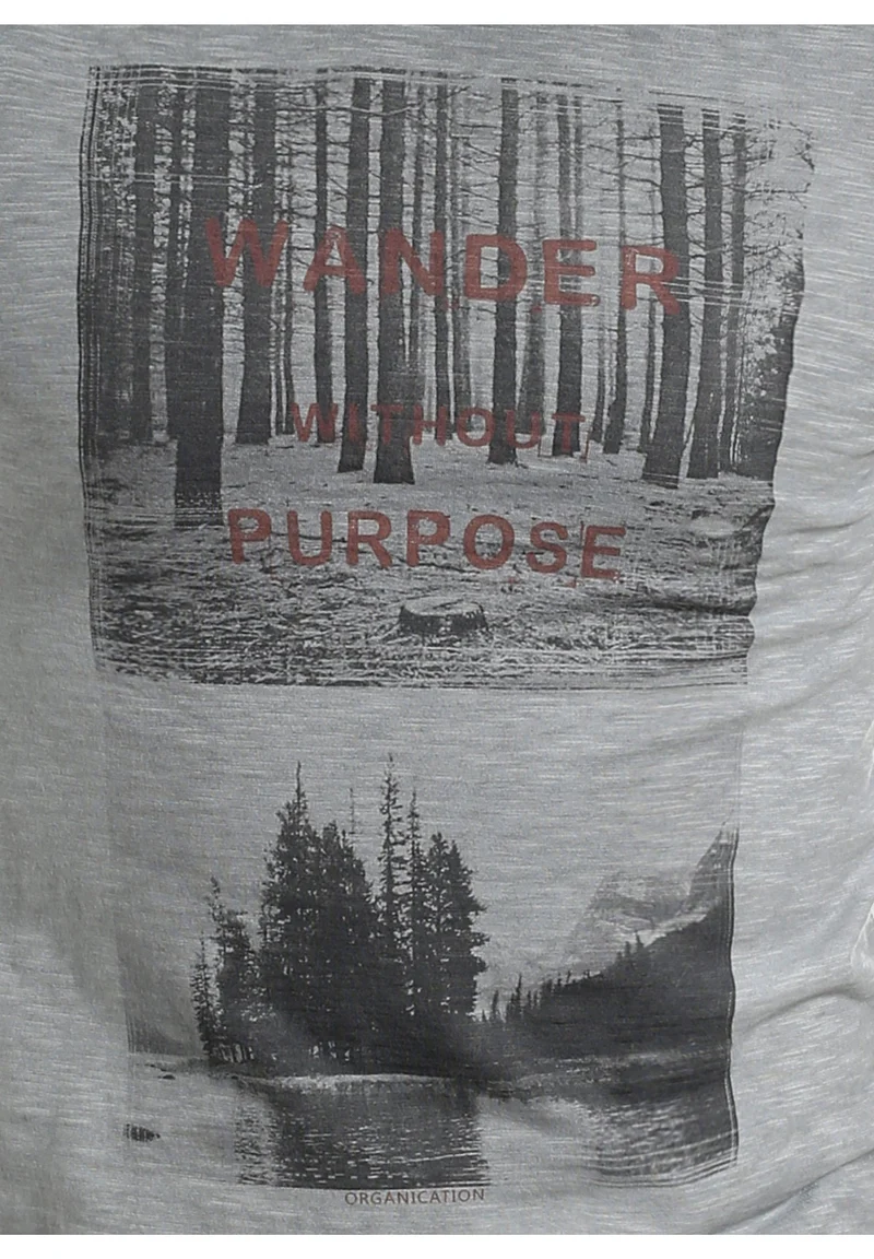 T-Shirt aus Bio-Baumwolle in Vintage-Optik