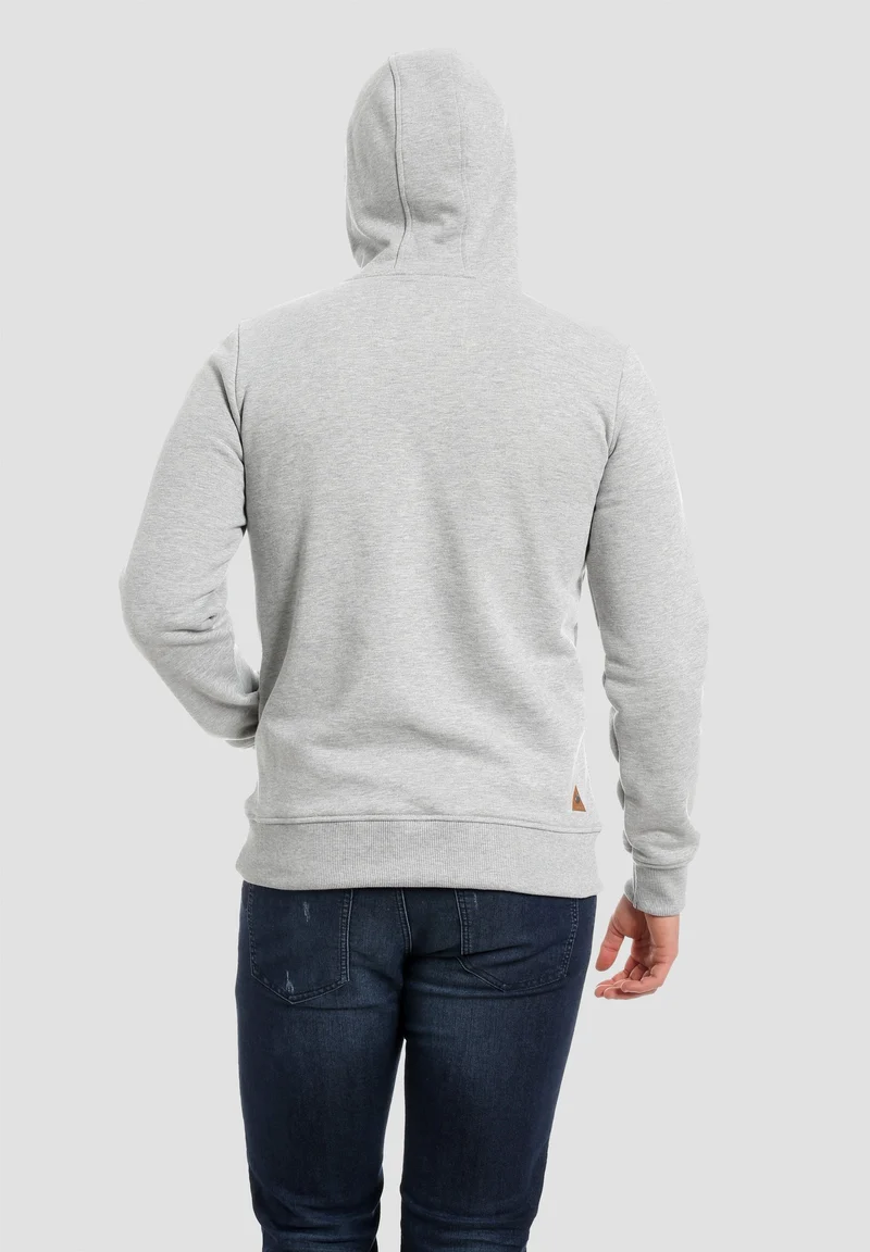 Raglan Stepp Hoodie aus Bio-Baumwolle mit Kängurutasche