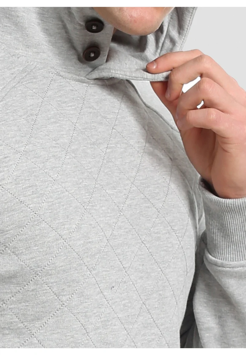 Raglan Stepp Hoodie aus Bio-Baumwolle mit Kängurutasche