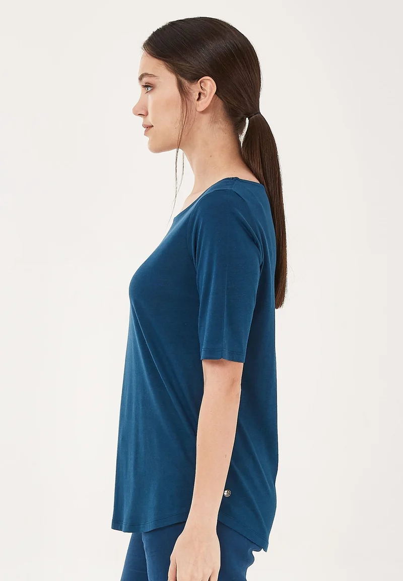 T-Shirt aus TENCEL™ Lyocell-Bio-Baumwolle-Mix