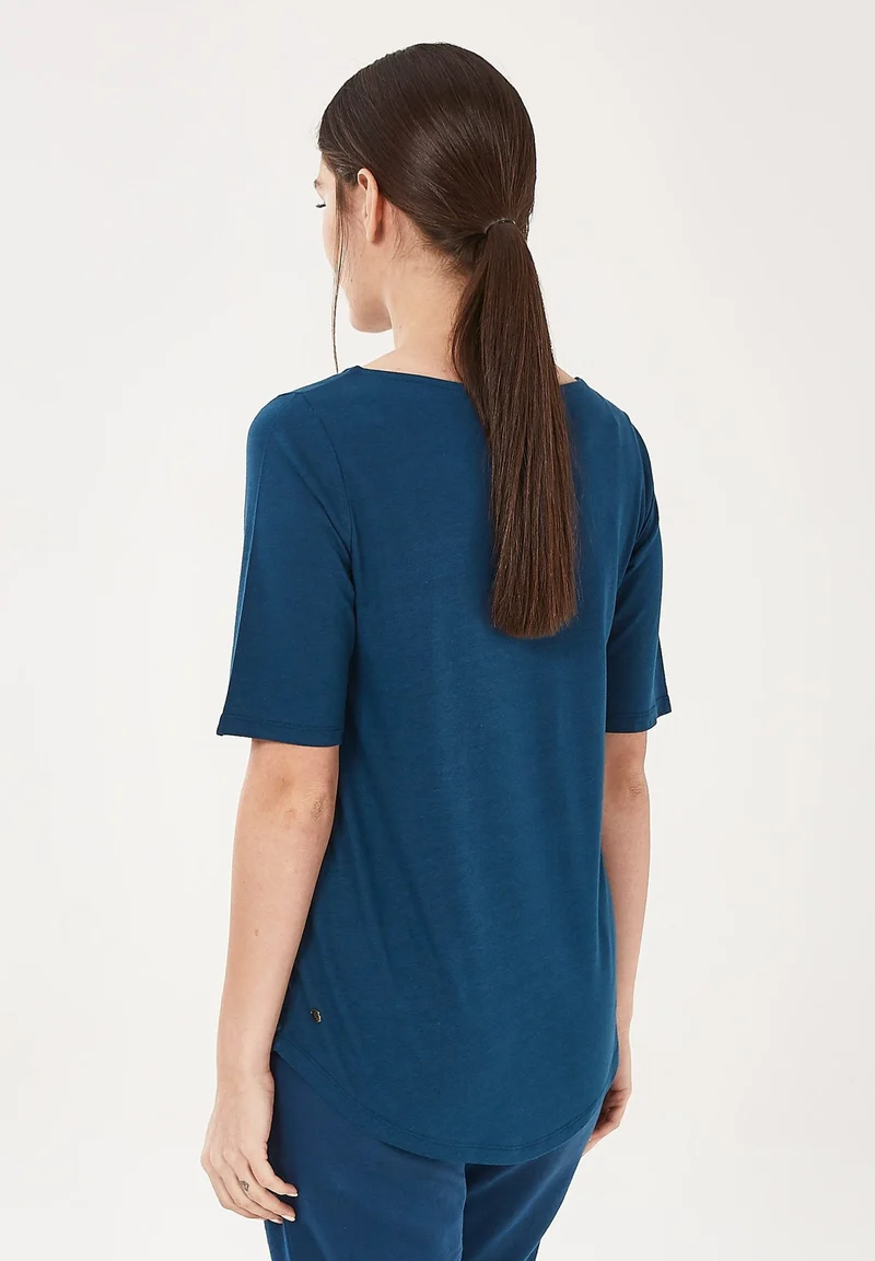 T-Shirt aus TENCEL™ Lyocell-Bio-Baumwolle-Mix