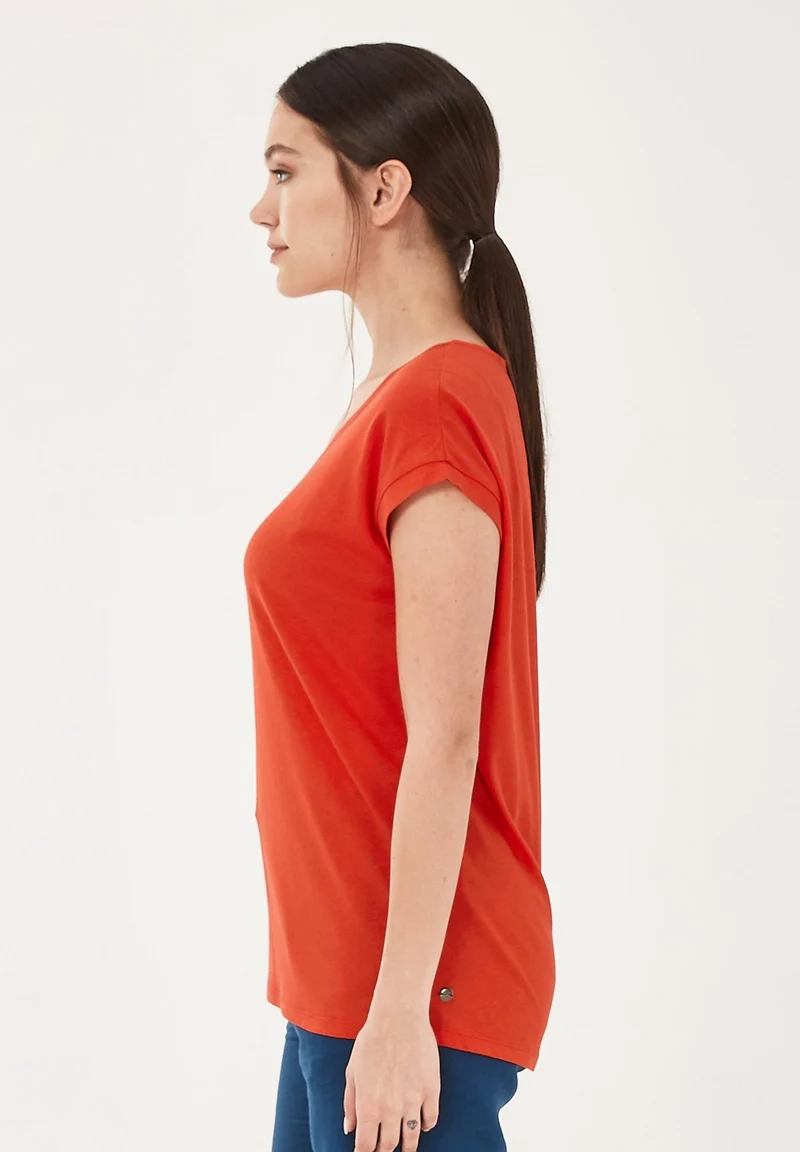 T-Shirt aus TENCEL™ Lyocell- Bio-Baumwolle-Mix