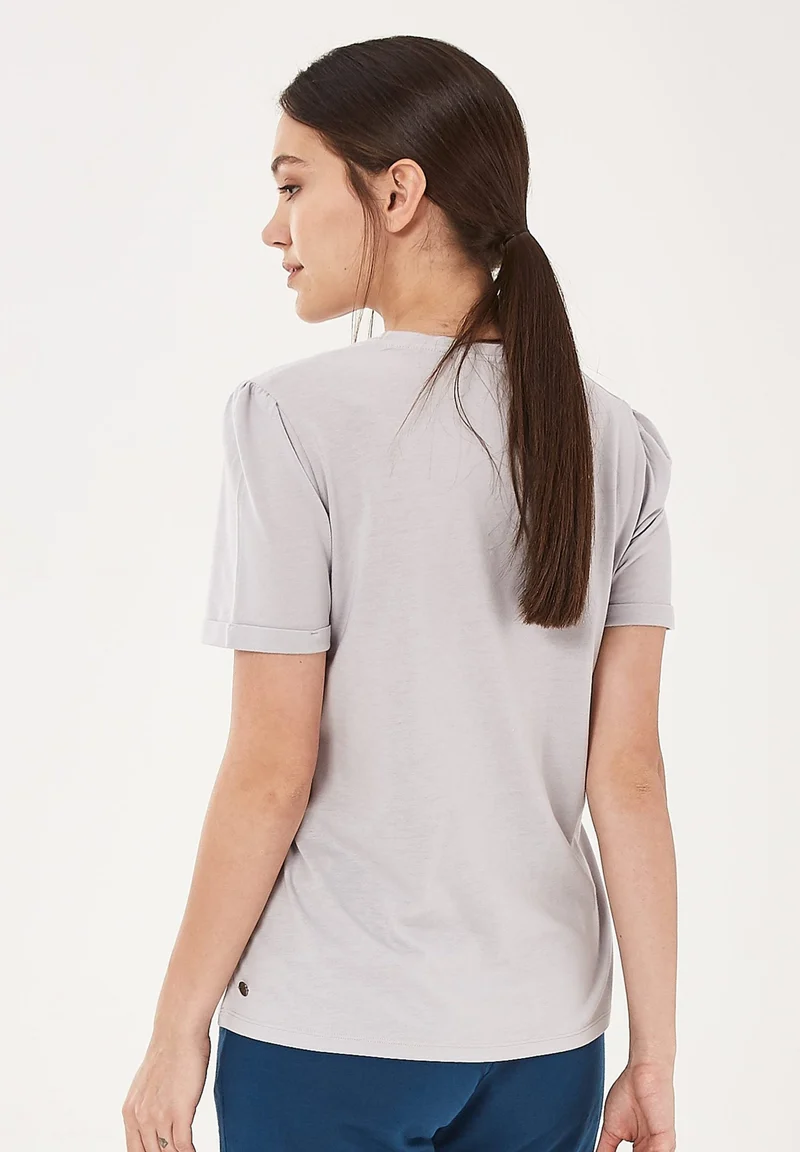 T-Shirt aus TENCEL™ Lyocell- Bio-Baumwolle-Mix