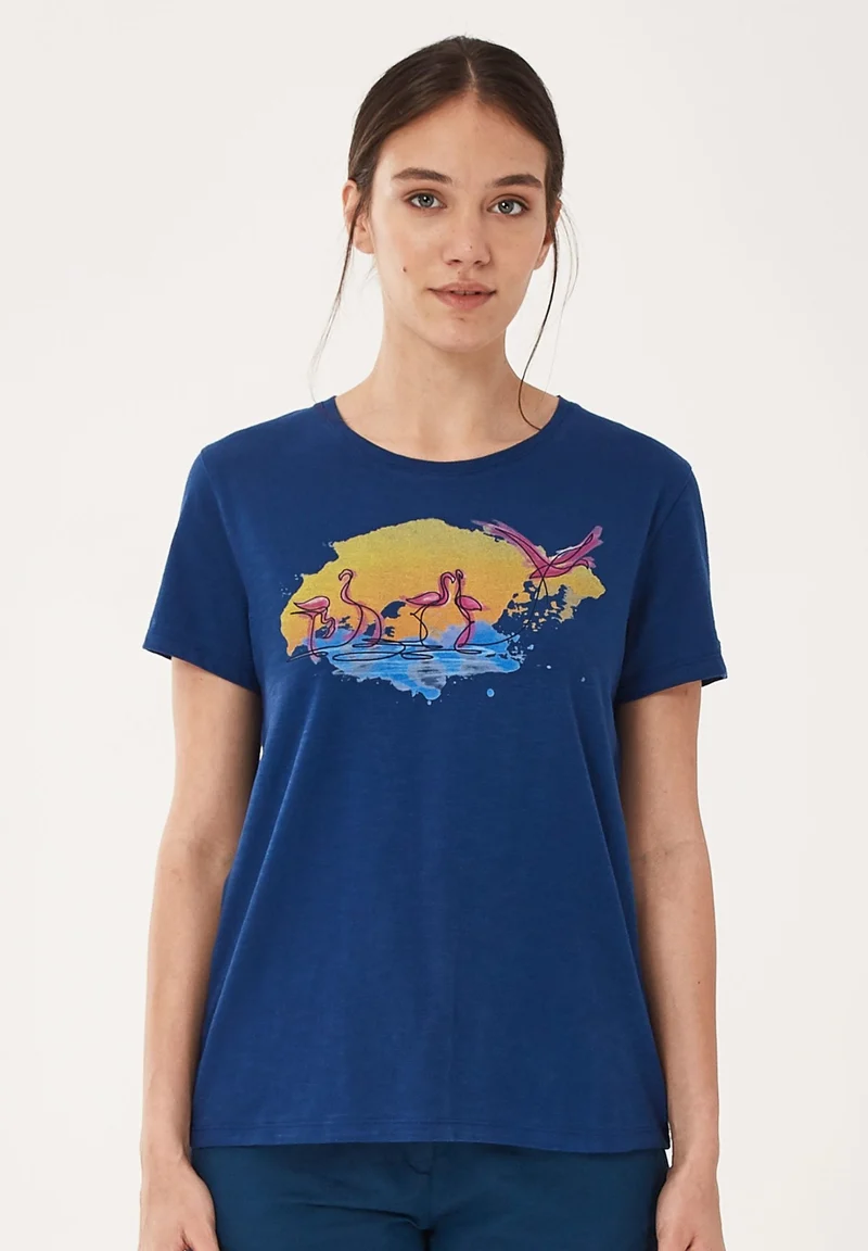 T-Shirt aus Bio-Baumwolle mit Print