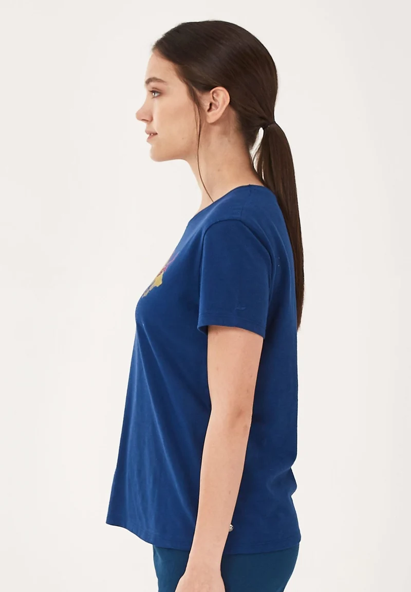 T-Shirt aus Bio-Baumwolle mit Print