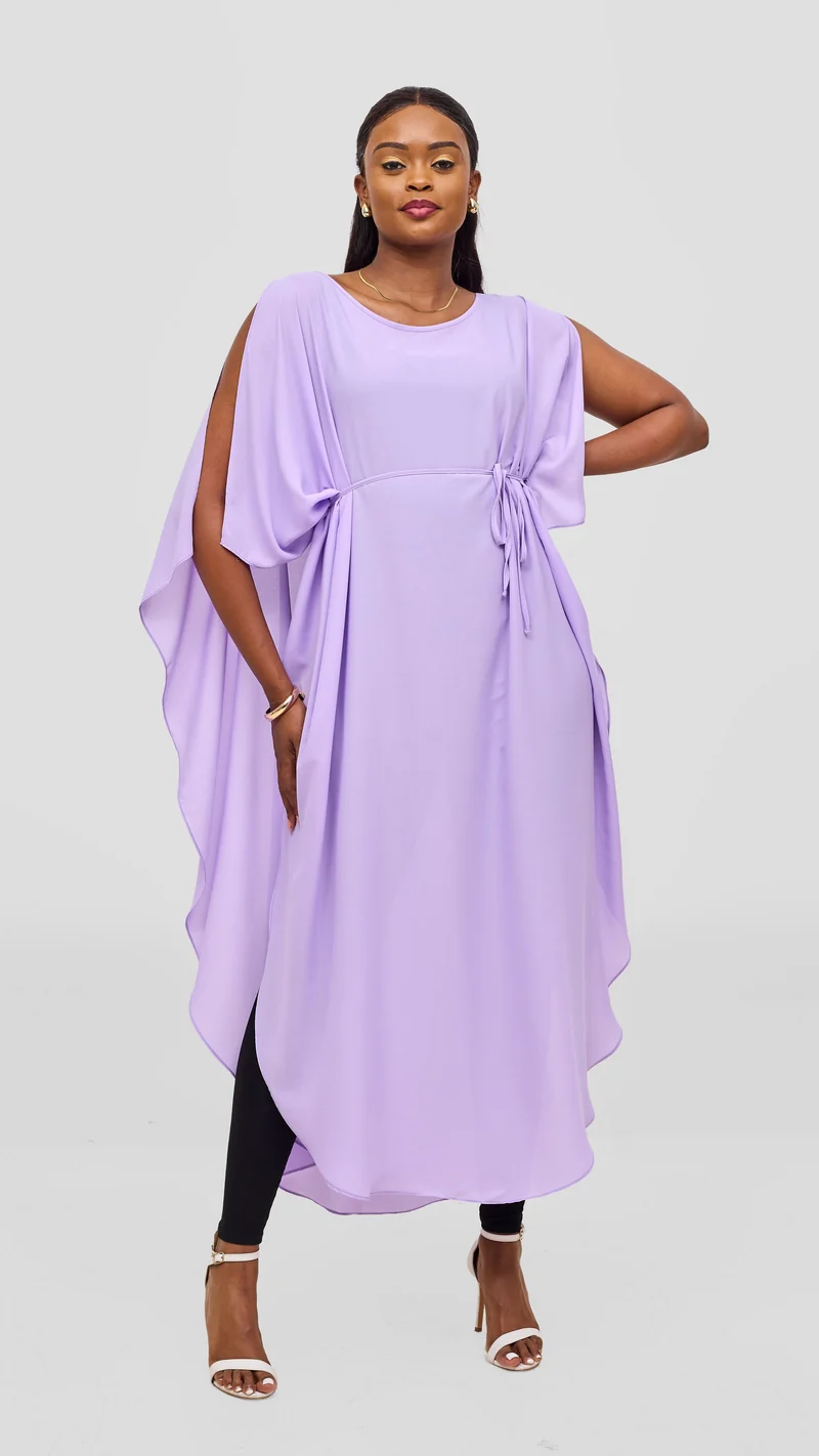Vivo Liora Scalloped Maxi Top - Lilac