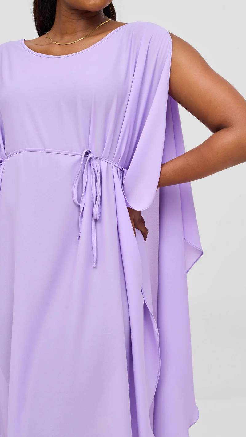 Vivo Liora Scalloped Maxi Top - Lilac
