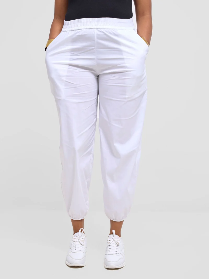 Safari Sizani Barrel Pants - White