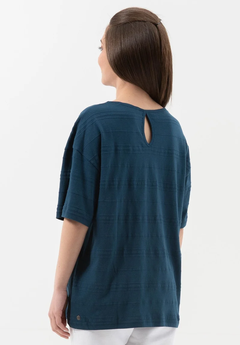 T-Shirt aus Bio-Baumwolle mit halblangen Ärmeln