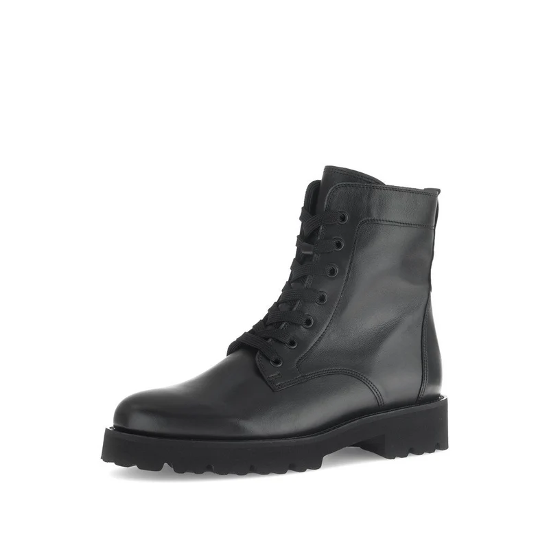 Gabor Damen Schnür-Stiefelette schwarz