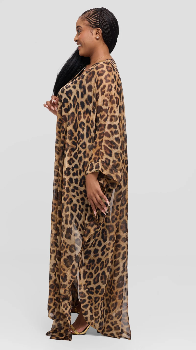 Nika Bonica Tawi Kaftan - Brown