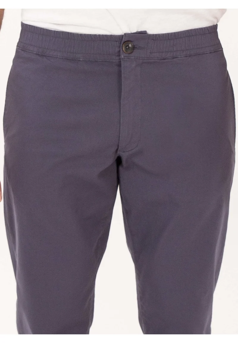 Chino-Hose aus Bio-Baumwolle mit elastischem Bund