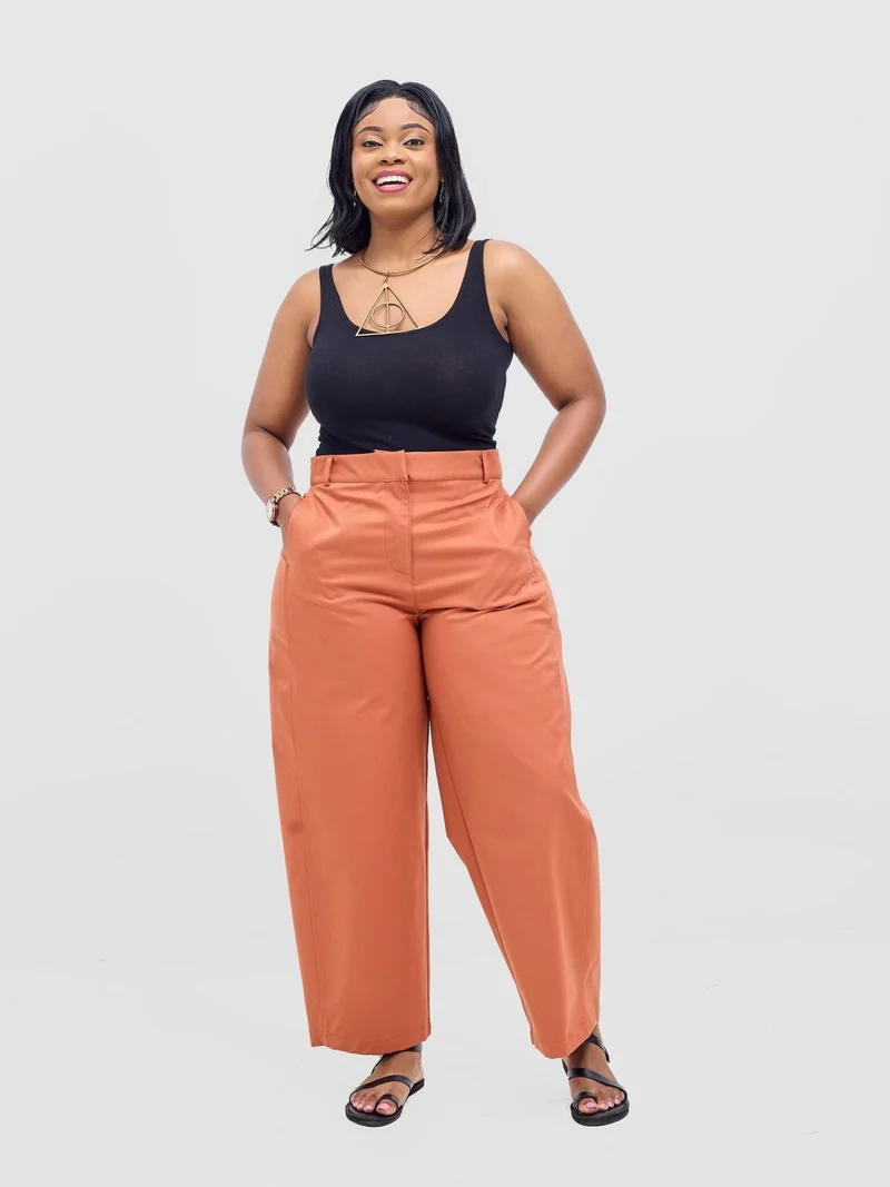 Safari by Vivo Tiwa Barell Pants - Rust